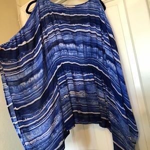 (NWOT) Michael Kors Cold Shoulder Asymmetric Top